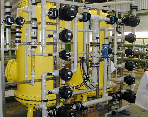 Deionised water production for a Power Station